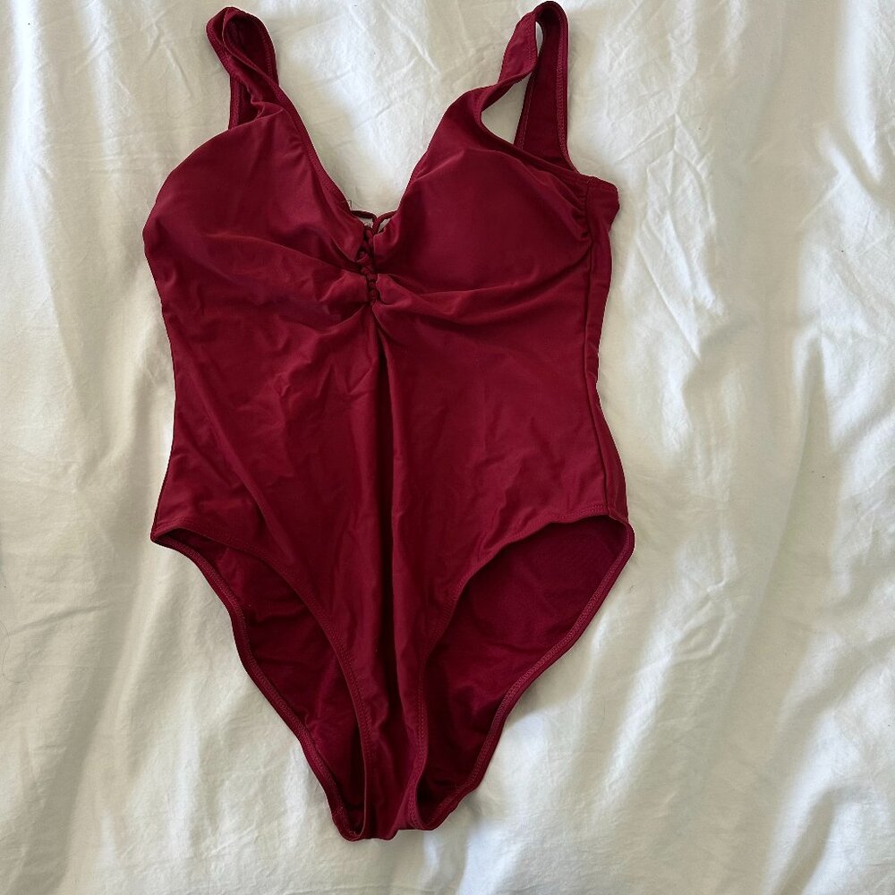 Hot Water Bathing Suit - Red - Large